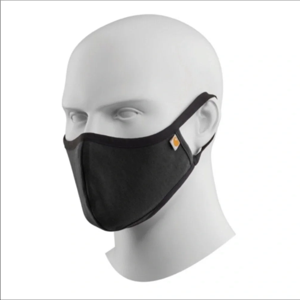 - Carhartt Black Face Mask with Logo *NEW*